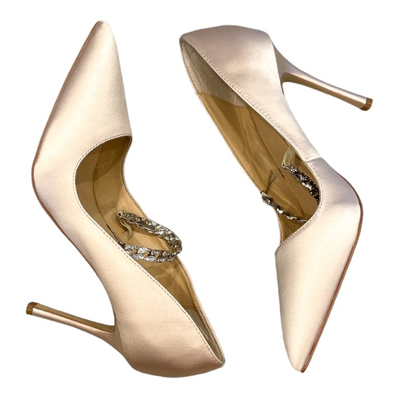 JEWEL BADGLEY MISCHKA Women's Jaden Mary-Jane Pump in Champagne - 9 M - Picture 5 of 10